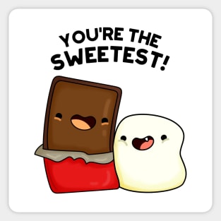 You're The Sweetest Funny Candy Pun Sticker